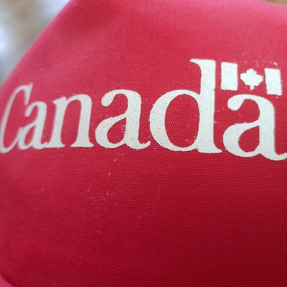 Vintage Canada Trucker Hats - Maple Leaf & Spellout Logos - 1990s Lot of 2 - Picture 16 of 16